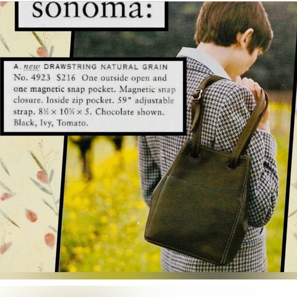 RARE Coach Vintage Sonoma Purple Periwinkle Leather Bag - Picture 14 of 15